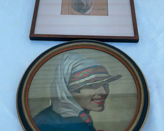 Lot 77: Vintage Women Art