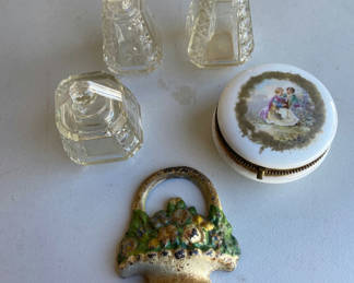 Lot 93: Crystal Decanters and More 