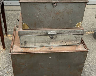Lot 17: Antique Tin Boxes