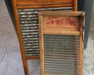Lot 29: 2 Vintage Wash Boards