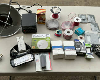 Lot 36: Assorted Lighting and Electrical Components