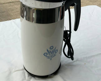 Lot 15: Corning Ware Electric Percolator And Bread Pan