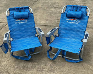 Lot 19: 2 Tommy Bahama Lightweight Camp Chairs