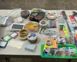 Lot 37: Assorted hardware and weatherproofing supplies