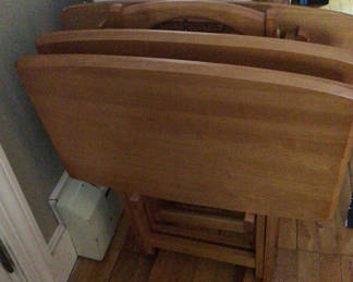 Lot 48: Wooden Folding tables