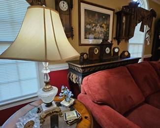 Many many  clocks throughout the house