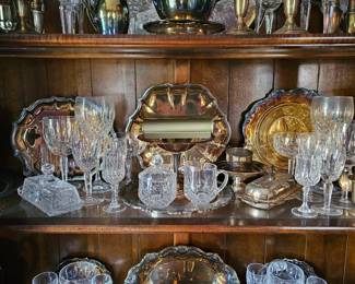 Waterford and many other items for entertaining  on a grand scale 