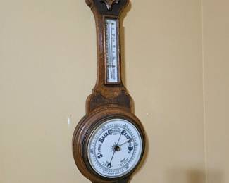 Antique banjo  barometer
