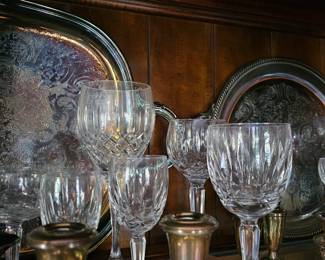 Multiple pieces of waterford and other well known crystal 