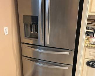 Whirlpool Stainless Refrigerator Excellent working condition  Must be able to move and load yourself