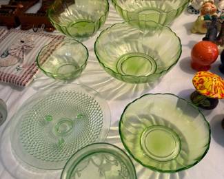 Vaseline glass