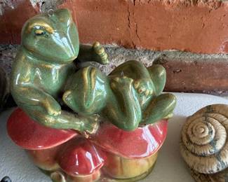 Frog figurine