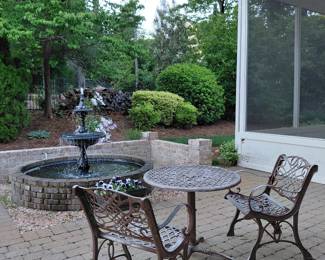 Smith and Hawken outdoor patio furniture. 