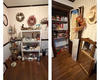 Decorative Items; Candles; Trophies; Decorative Tins; Christmas Items; Wreaths; Pictures; Mirrors