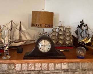 Model Ships; Mantle Clock