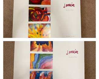 Jerry Garcia Estate LLC #111665 & #112174 - Jerry Garcia The Art of Wine Promo Prints First (Fall) and Second (Winter)Releases 2003