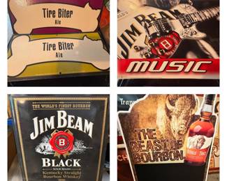 Beer/ Liquor Signs (this is just a small sampling of the signs at this sale)