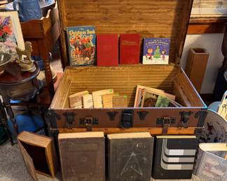 Trunk; Tatlers; Military Books
