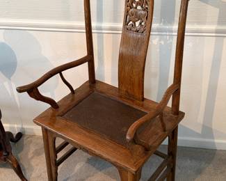 Ming style hardwood arm chair 