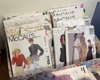 McCalls vintage patterns circa 1980s