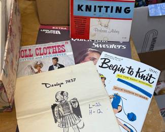 Knitting patterns circa 1960s