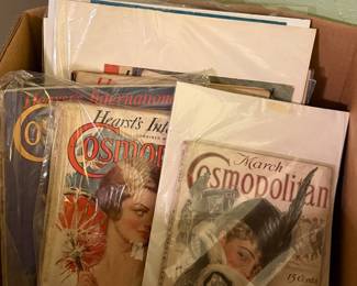 Antique Cosmopolitan Magazines