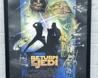 Signed poster