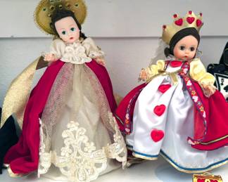 Madame Alexander dolls, including Alice in Wonderland, Lord Nelson, Opera Series, Wizard of Oz, Nativity, Storybook collection, Kaiser collection (inc Cinderella, French Aristocrat), Guardian Angels