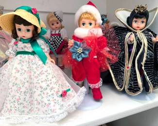 Madame Alexander dolls, including Alice in Wonderland, Lord Nelson, Opera Series, Wizard of Oz, Nativity, Storybook collection, Kaiser collection (inc Cinderella, French Aristocrat), Guardian Angels