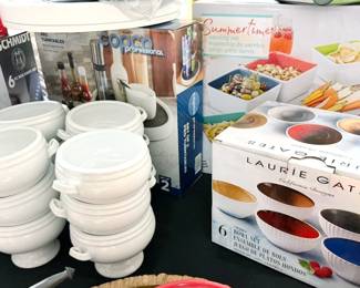 Crate + Barrel soup bowls