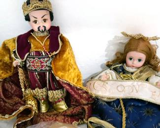 Madame Alexander dolls, including Alice in Wonderland, Lord Nelson, Opera Series, Wizard of Oz, Nativity, Storybook collection, Kaiser collection (inc Cinderella, French Aristocrat), Guardian Angels