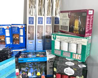 Assorted holiday lights
