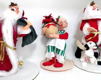 Annalee Christmas Elf collection + assorted others