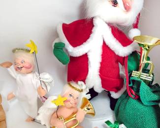 Annalee Christmas Elf collection + assorted others