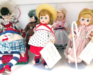 Madame Alexander dolls, including Alice in Wonderland, Lord Nelson, Opera Series, Wizard of Oz, Nativity, Storybook collection, Kaiser collection (inc Cinderella, French Aristocrat), Guardian Angels