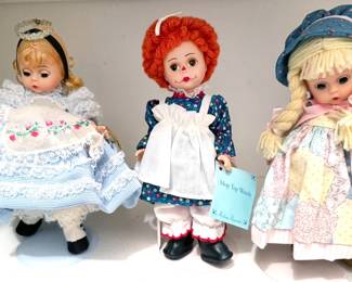 Madame Alexander dolls, including Alice in Wonderland, Lord Nelson, Opera Series, Wizard of Oz, Nativity, Storybook collection, Kaiser collection (inc Cinderella, French Aristocrat), Guardian Angels