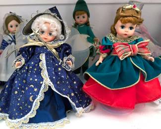 Madame Alexander dolls, including Alice in Wonderland, Lord Nelson, Opera Series, Wizard of Oz, Nativity, Storybook collection, Kaiser collection (inc Cinderella, French Aristocrat), Guardian Angels
