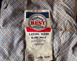 Feed Bag Fabric Pillsbury