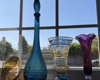Genie Bottle Colored Glass