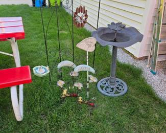 Lots of yard art