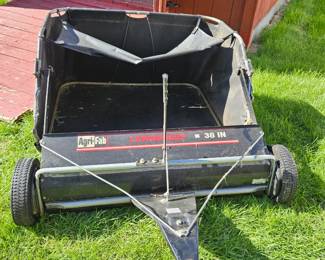 Agri-Fab 38" lawn sweeper optional attachment to mower