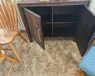 Side board shown open