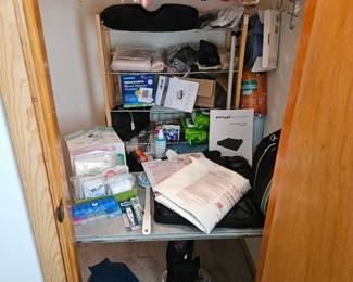 Medical equipment includes Ombra compressor and Power Neb ultra nebulizer and Permobil  cushion and bed accident deterrent pads among lots of other things 