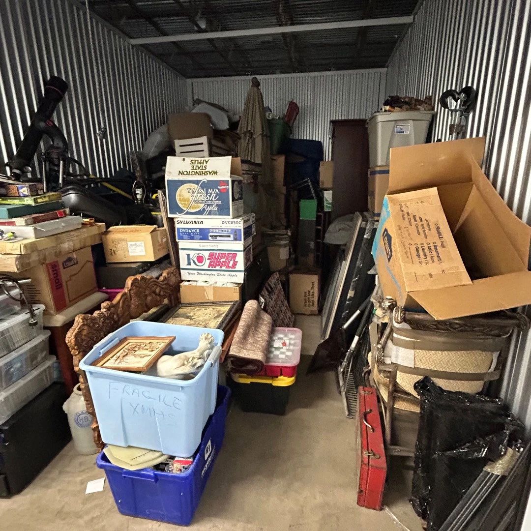 Lot #1310 10’x15’ Storage unit Full of great stuff! Furniture, Art, Electronics, Housewares and more!!