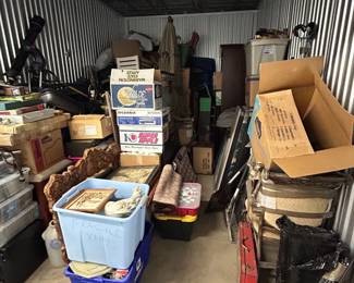 Lot #1310 10’x15’ Storage unit Full of great stuff! Furniture, Art, Electronics, Housewares and more!!