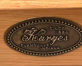 #155	Karges dresser with 9 drawers no mirror 79x20x32	 $275.00 			