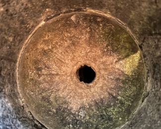 #214	black iron planter as is rust in the middle  `5x20	 $75.00 			 #215	black iron planter as is rust in the middle  `5x20	 $75.00 			
