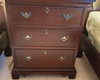 #149	3 drawer end table 22x14x26	 $100.00 			
