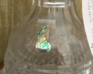 #227	Waterford 451-420  gigtware spirits decanter w stopper 	 $40.00 			