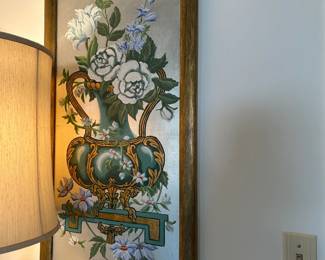#122	Original Acrylic of Asian Style Vase w/roses by E. Hollingsworth in Wood Frame - 19x42	 $100.00 			 #123	Original Acrylic of Asian Style Vase w/roses by E. Hollingsworth in Wood Frame - 19x42	 $100.00 			